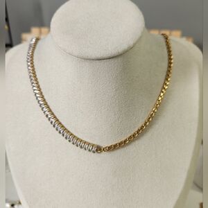 Gold Tennis Necklace
